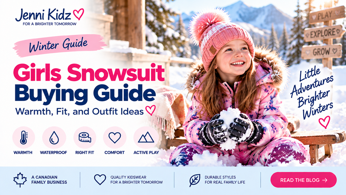 Girls Snowsuit Buying Guide - Warmth, Fit and Outfit Ideas | Jenni Kidz