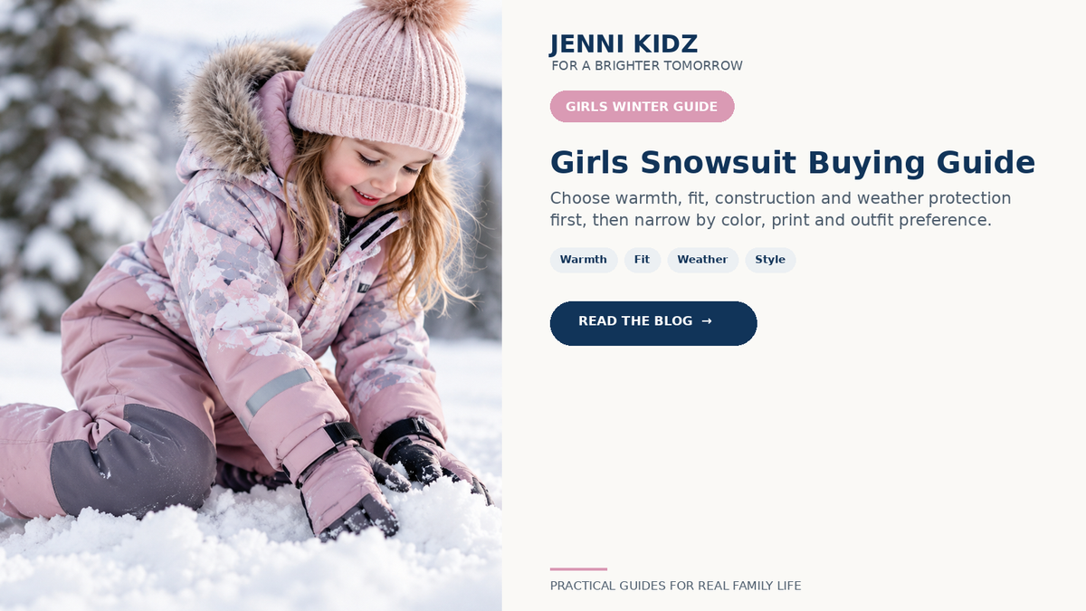 Girls snowsuit buying guide for warmth fit weather protection and style