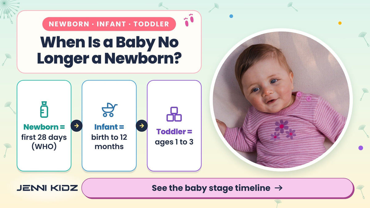 When is a baby no longer a newborn? Newborn, infant and toddler ages with a smiling baby in the Deux par Deux Knitted Romper Dusty Pink