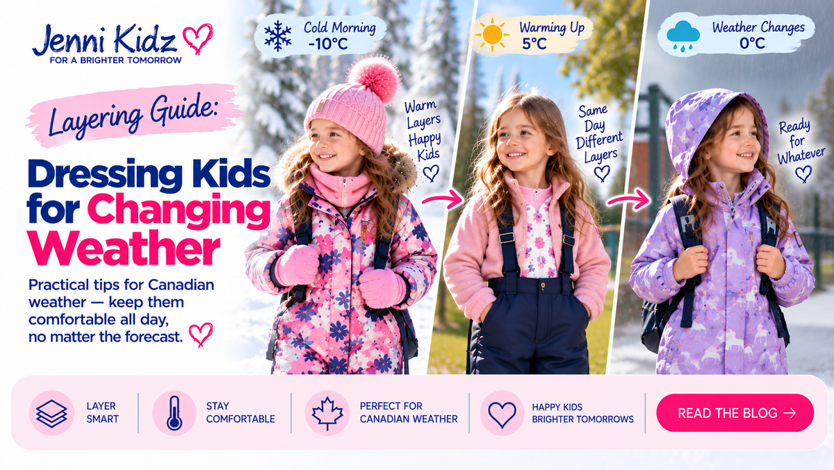 Layering Guide: Dressing Kids for Changing Weather | Jenni Kidz