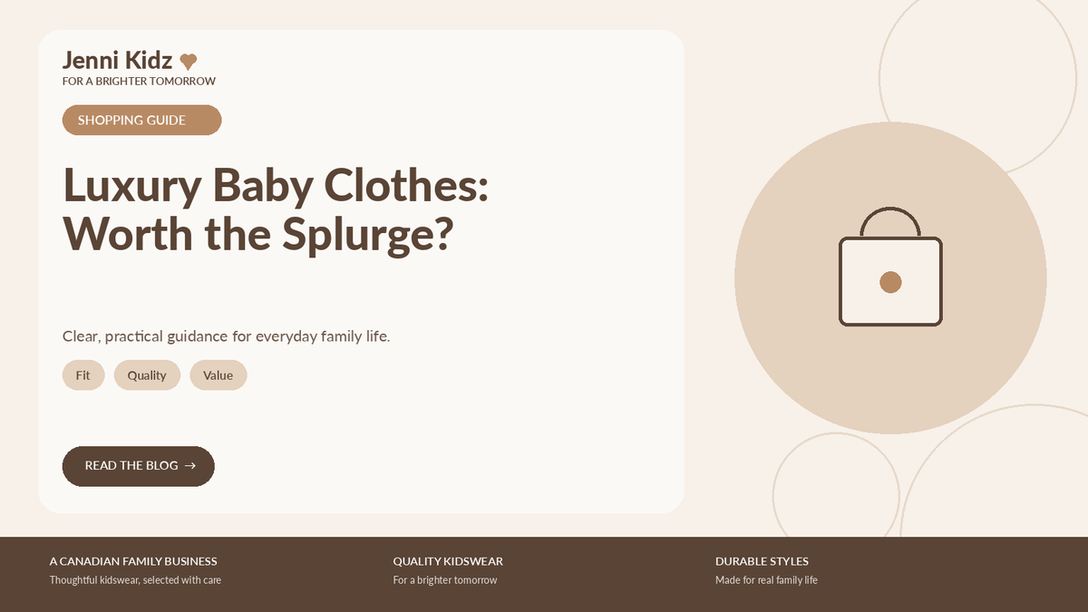 Luxury Baby Clothes: Worth the Splurge? | Jenni Kidz