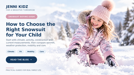 Kids snowsuit buying guide for climate, fit, mobility and care