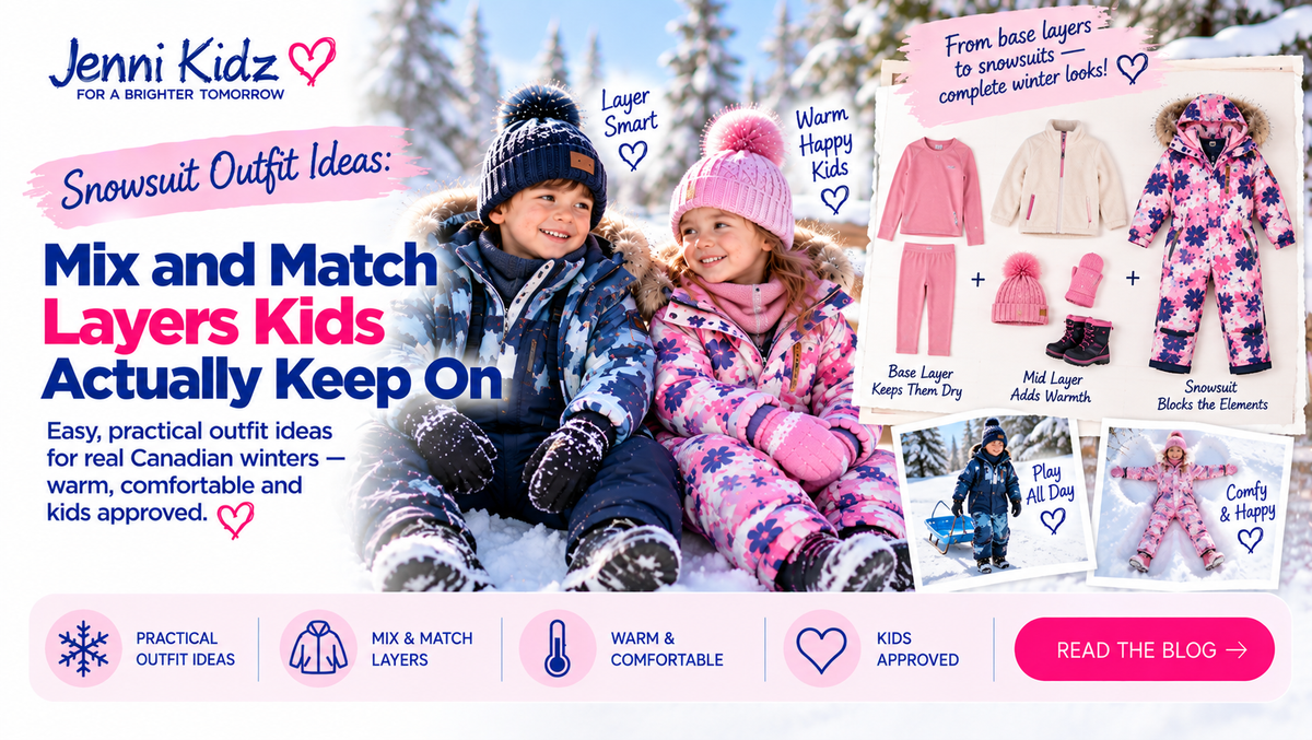 Snowsuit Outfit Ideas: Mix and Match Layers Kids Actually Keep On | Jenni Kidz