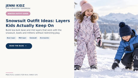 Kids snowsuit outfit guide for base layers mid layers outerwear and winter accessories