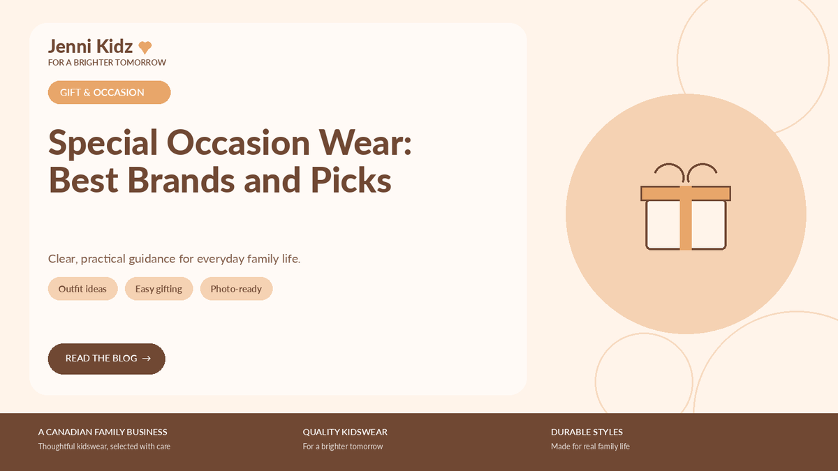 Special Occasion Wear: Best Brands and Picks | Jenni Kidz