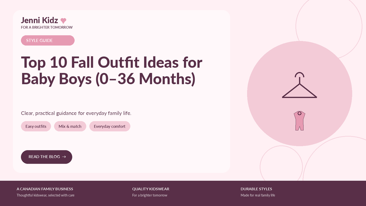 Top 10 Fall Outfit Ideas for Baby Boys (0–36 Months) | Jenni Kidz