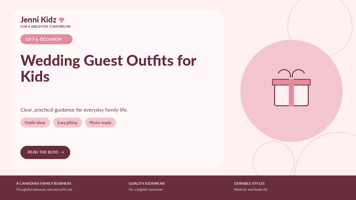 Wedding Guest Outfits for Kids | Jenni Kidz