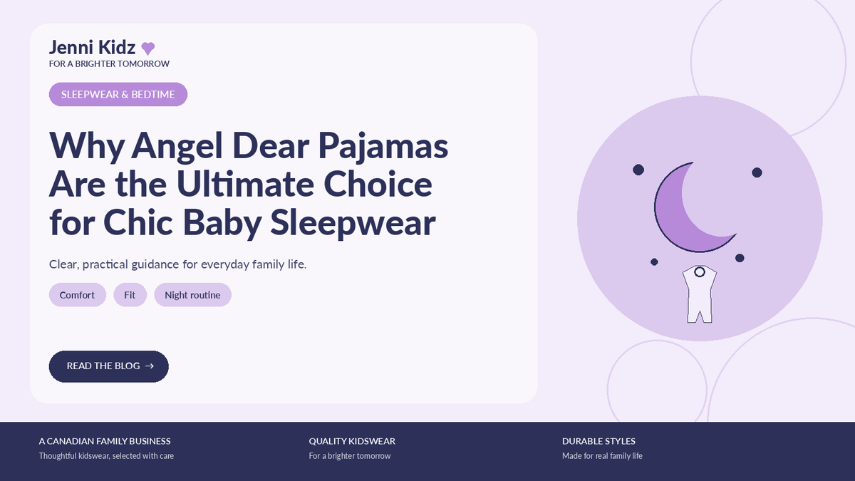 Why Angel Dear Pajamas Are the Ultimate Choice for Chic Baby Sleepwear | Jenni Kidz