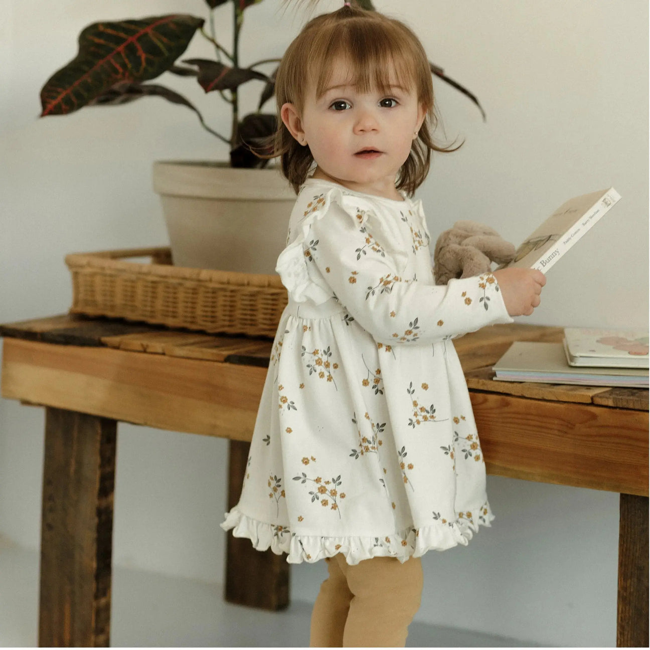 Mayoral - Pale Blue Organic Cotton Baby Tights