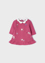 Baby Girls Emboridered Fleece Dress | Mayoral - Jenni Kidz