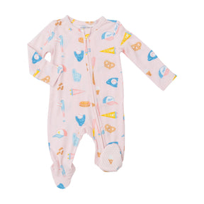 Two Way Zipper Footie - Softball | Angel Dear - Jenni Kidz