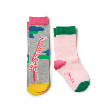 Brill Bamboo Socks – Pink Giraffe | Joules - Jenni Kidz