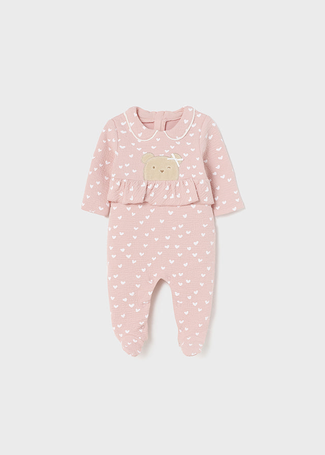 Quilted footie online pajamas