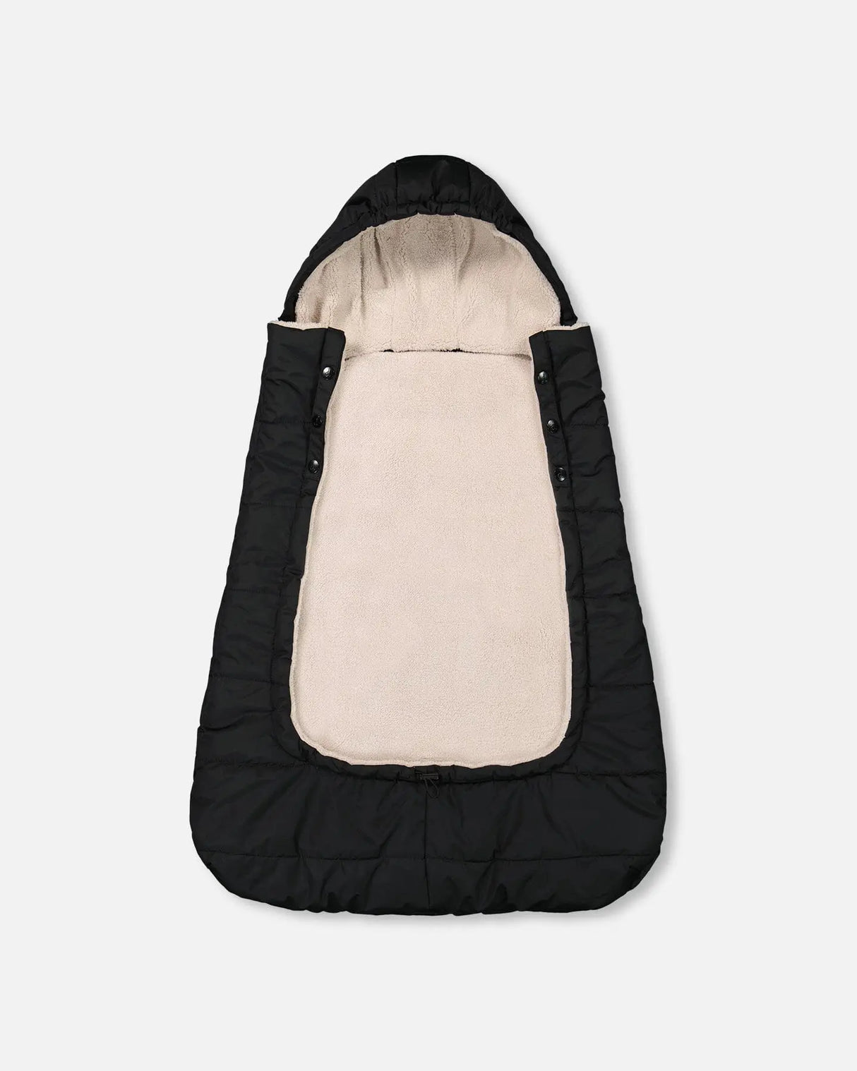 3-In-1 Multifunction Cover For Car Seat, Stroller, And Baby Carrier In Black | Deux par Deux | Jenni Kidz