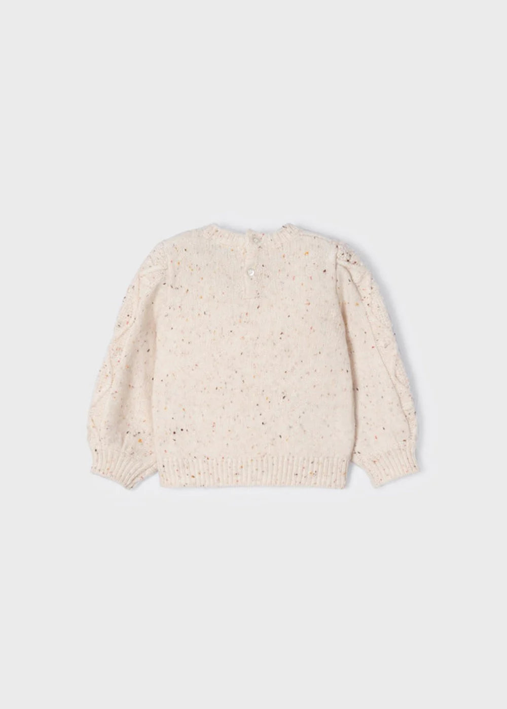 Baby Girl Cream Wool Blend Sweater | Mayoral - Jenni Kidz