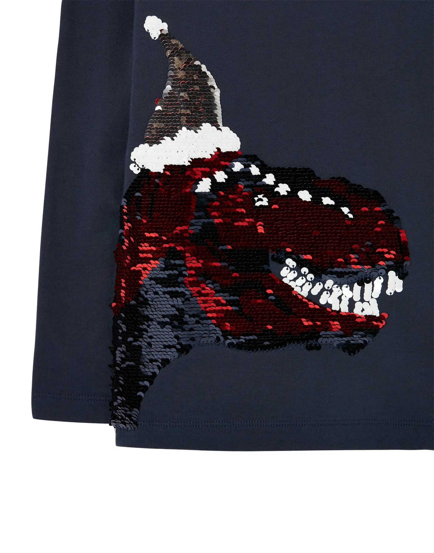 Boys Festive Dino Sequin T-Shirt  | Joules - Jenni Kidz