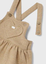 Baby Dungaree Skirt & Blouse Set - Caramel Girl | Mayoral - Jenni Kidz