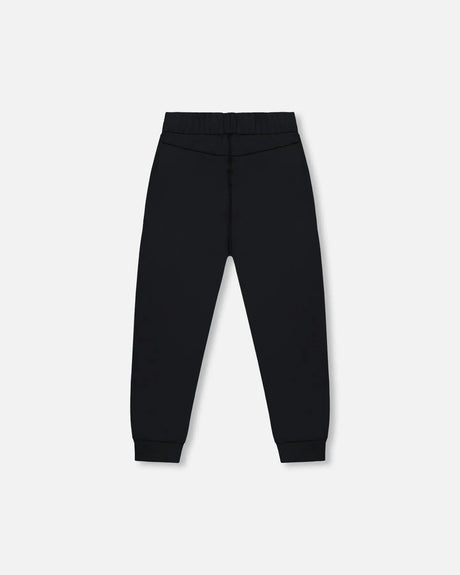 Athletic Pants Blue And Black | Deux par Deux | Jenni Kidz