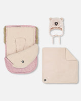 Baby Bunting Bag Pink Designed For Car Seat | Deux par Deux | Jenni Kidz