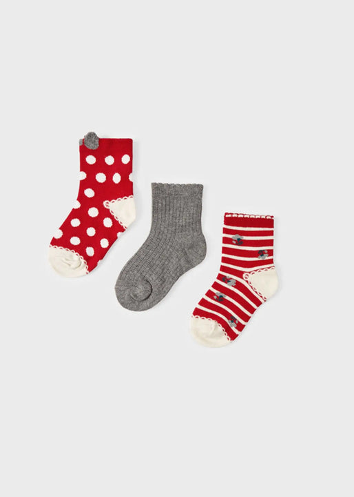Baby Girls 3 pack of socks| Mayoral