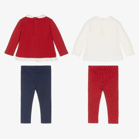 Baby Girls 4 Piece Leggings Set | Mayoral | Mayoral | Jenni Kidz