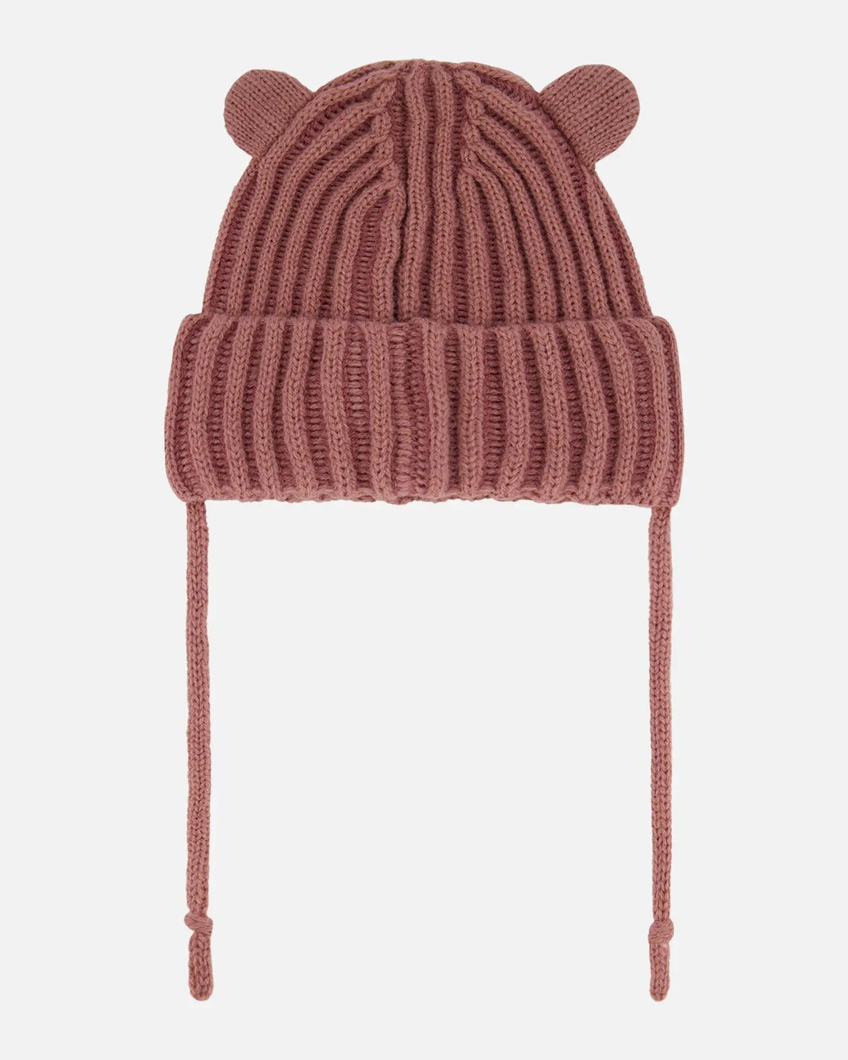 Baby Knit Hat With Ears Ancient Rose | Deux par Deux | Jenni Kidz