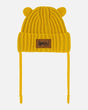 Baby Knit Hat With Ears Yellow | Deux par Deux | Jenni Kidz