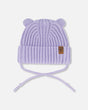 Baby Knit Hat With Strings Lilac | Deux par Deux | Jenni Kidz