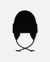 Baby Mid-Season Knit Hat Black | Deux par Deux | Jenni Kidz