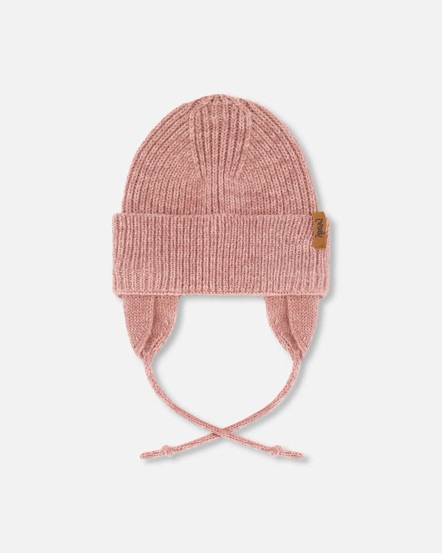 Baby Mid-Season Knit Hat Dusty Pink | Deux par Deux | Jenni Kidz