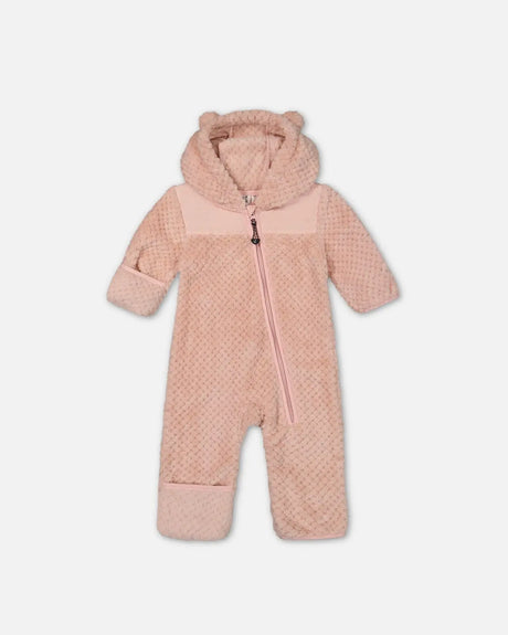 Baby One Piece Plush Pink | Deux par Deux | Jenni Kidz