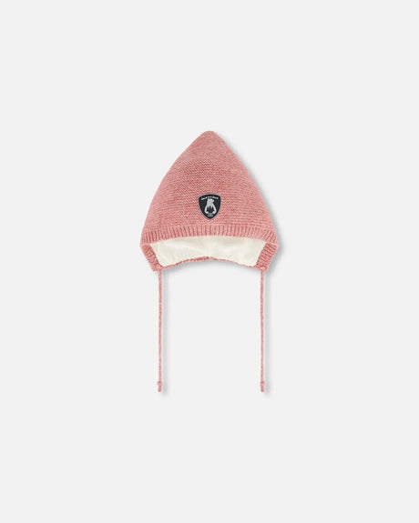 Baby Pointed Knit Hat In Pink | Deux par Deux | Jenni Kidz