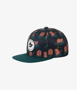 Beaver Tail Snapback Hat - Black | Headster | Headster | Jenni Kidz