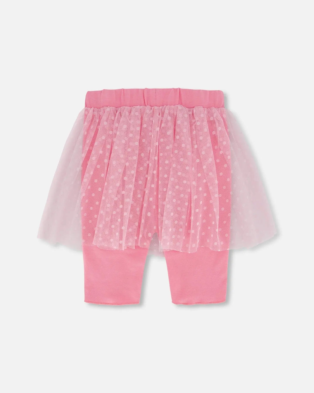 Biker Short With Mesh Skirt Hot Pink | Deux par Deux | Jenni Kidz
