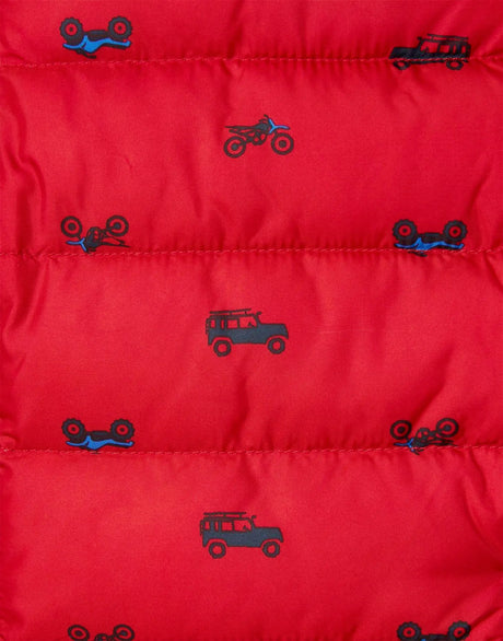 Boys Flip It Reversible Printed Gilet | Joules | Joules | Jenni Kidz