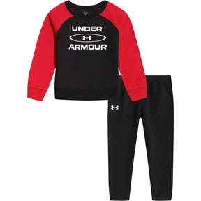 Boys Hoodie And Sweatpants Set Black Raglan Crewneck | Under Armour | Under Armour | Jenni Kidz