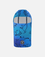 Brushed Jersey Balaclava Blue Gradient Dinosaur Print | Deux par Deux | Jenni Kidz