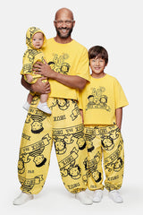 40Th Anniversary Printed Jersey One-Piece Honey Yellow-3