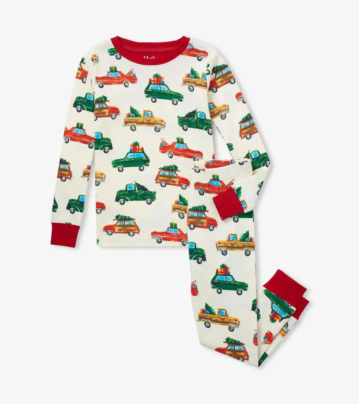 Hatley Boys Organic Cotton Raglan Sleeve Pajamas