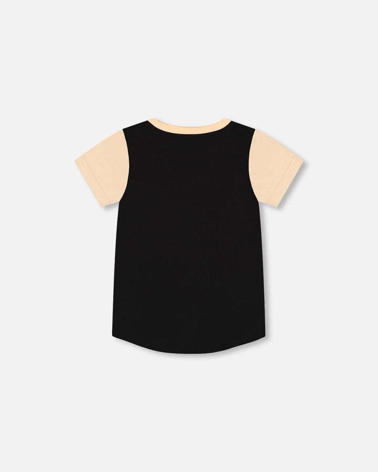 Colorblock T-Shirt Beige | Deux par Deux | Jenni Kidz