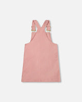 Corduroy Overall Dress Dusty Pink | Deux par Deux | Jenni Kidz