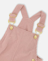 Corduroy Overall Dress Dusty Pink | Deux par Deux | Jenni Kidz