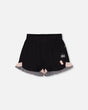 Crinkle Short With Frills Black And Butterflies | Deux par Deux | Jenni Kidz