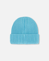 Cuffed Knit Hat Light Blue | Deux par Deux | Jenni Kidz