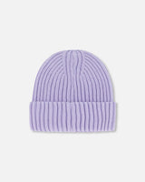 Cuffed Knit Hat Lilac | Deux par Deux | Jenni Kidz