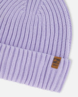 Cuffed Knit Hat Lilac | Deux par Deux | Jenni Kidz