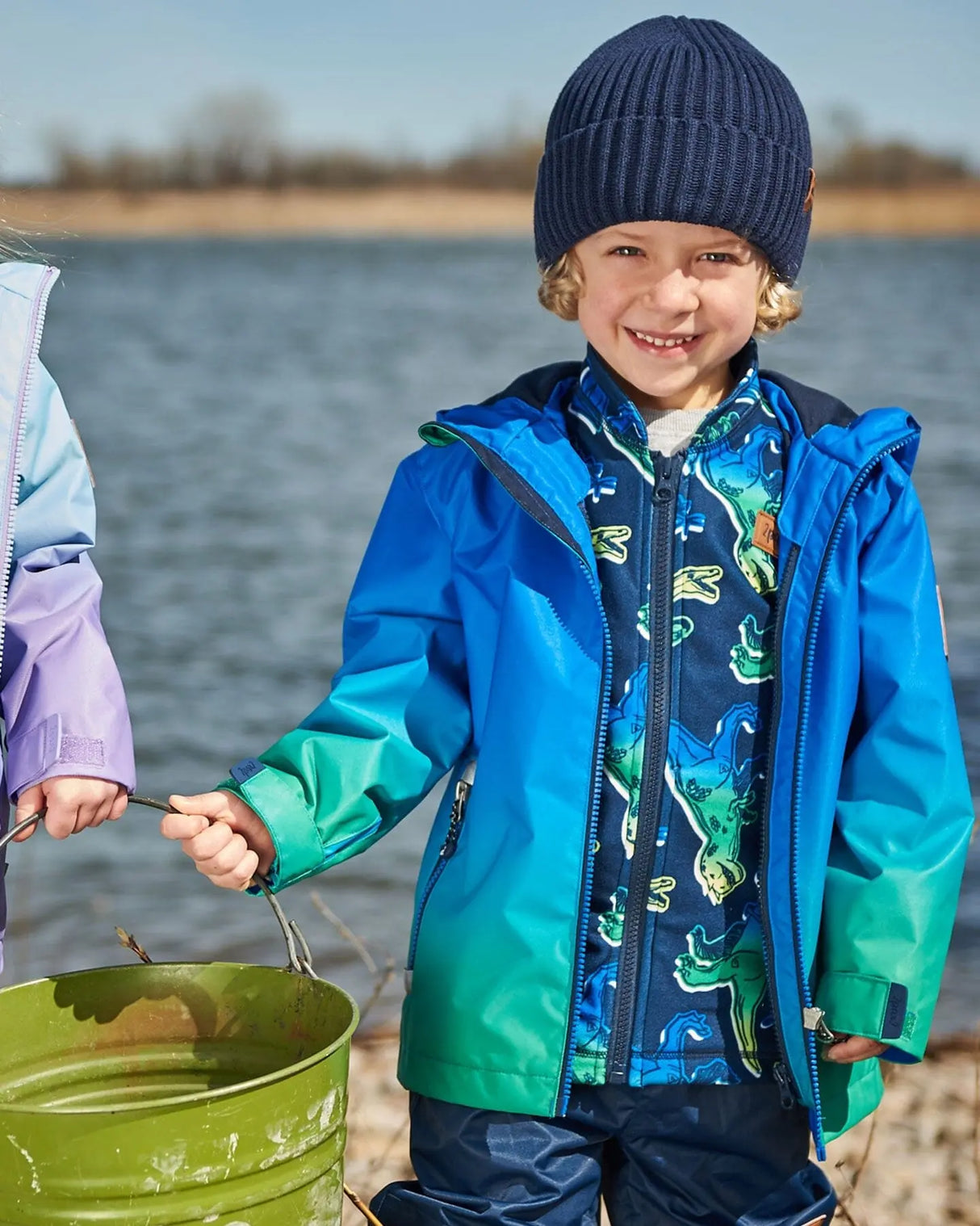 Cuffed Knit Hat Navy Blue | Deux par Deux | Jenni Kidz