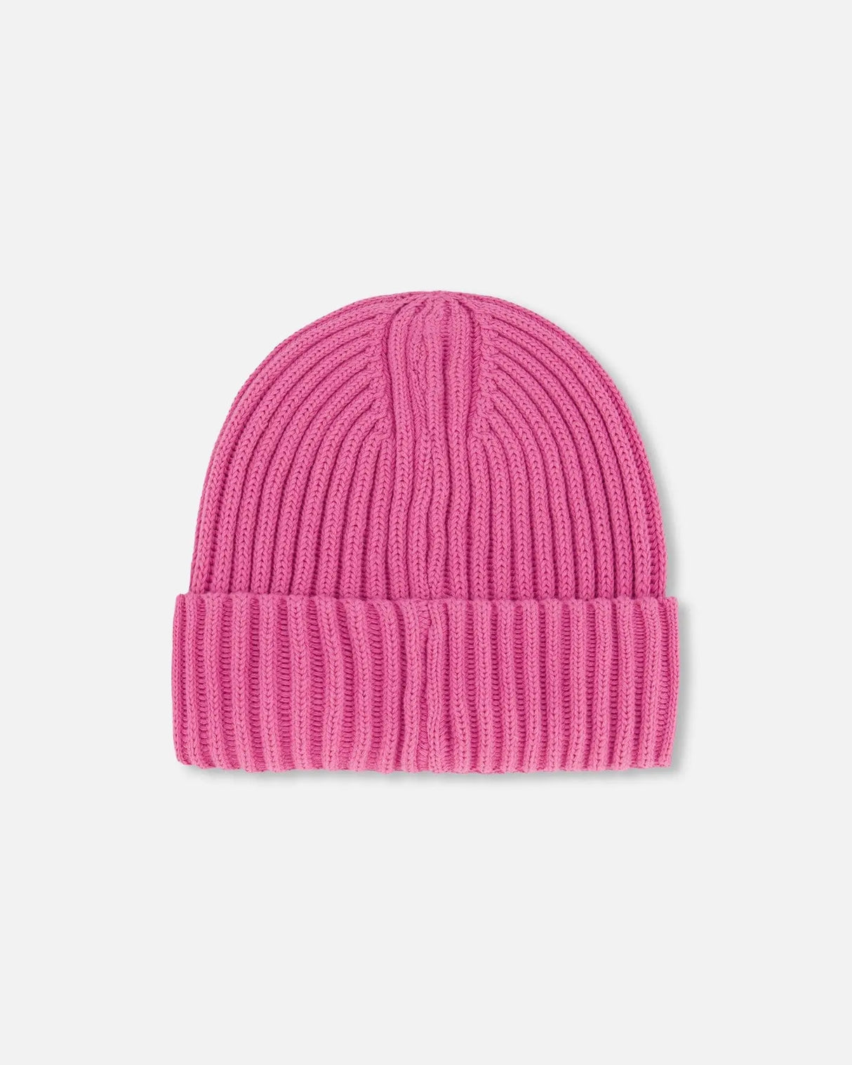 Cuffed Knit Hat Vibrant Pink | Deux par Deux | Jenni Kidz