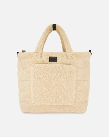 Diaper Bag With Changing Mat Light Beige | Deux par Deux | Jenni Kidz