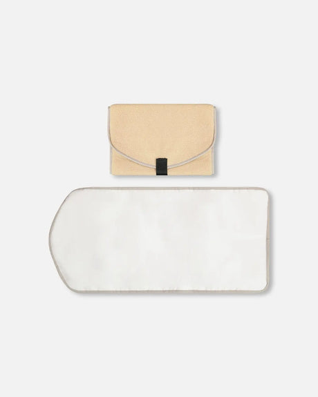 Diaper Bag With Changing Mat Light Beige | Deux par Deux | Jenni Kidz